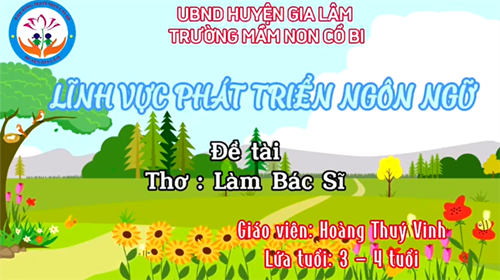 Thơ: Làm bác sĩ - MGB